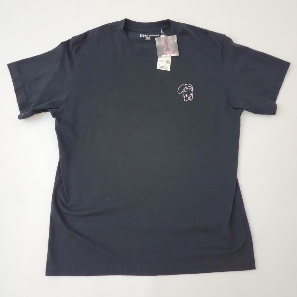 Uniqlo UT Oshi No Ko Anime Graphic T-Shirt Black Mens Large 473122 NEW